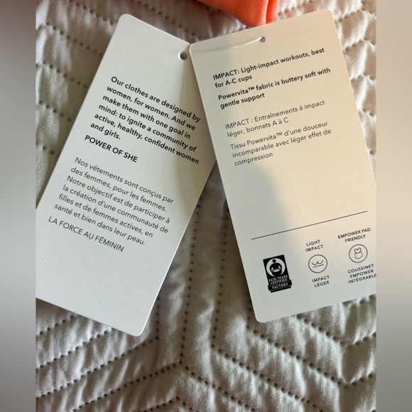 NWT Athleta Exhale Bra A-C - Picture 6 of 7